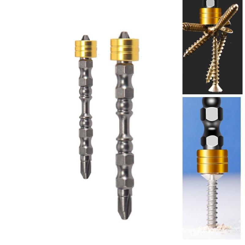 65mm/110mm Screwdriver PH2 Magnetic Bit Phillips Single/Double Head  1/4 inch Hex Shank D1 Steel For Electric Screw Driver