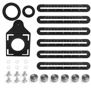 Angle Tile Hole Ruler Locator Multi Protractors Adjustable  4/6/12 slides/fold Ruler Glass Universal Angular Template Gauge