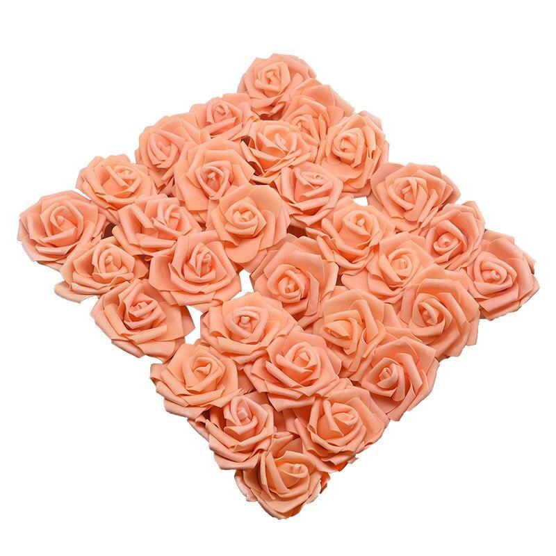 10/20/30Pcs 8CM PE Foam Rose Flowers Head for Home Decoration