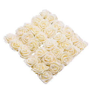 10/20/30Pcs 8CM PE Foam Rose Flowers Head for Home Decoration