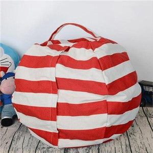 New Bean Bag Storage Stuffed Kids Sit Plush Toy Organizer