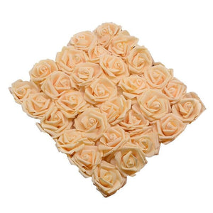 10/20/30Pcs 8CM PE Foam Rose Flowers Head for Home Decoration