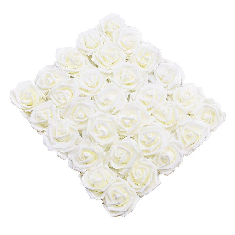 10/20/30Pcs 8CM PE Foam Rose Flowers Head for Home Decoration