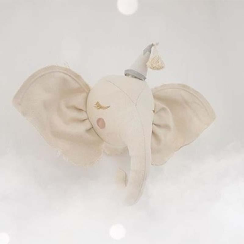 3D Animal Heads Elephant Unicorn Wall Hanging Decor
