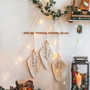 Nordic Star Moon Macrame Dream Catcher