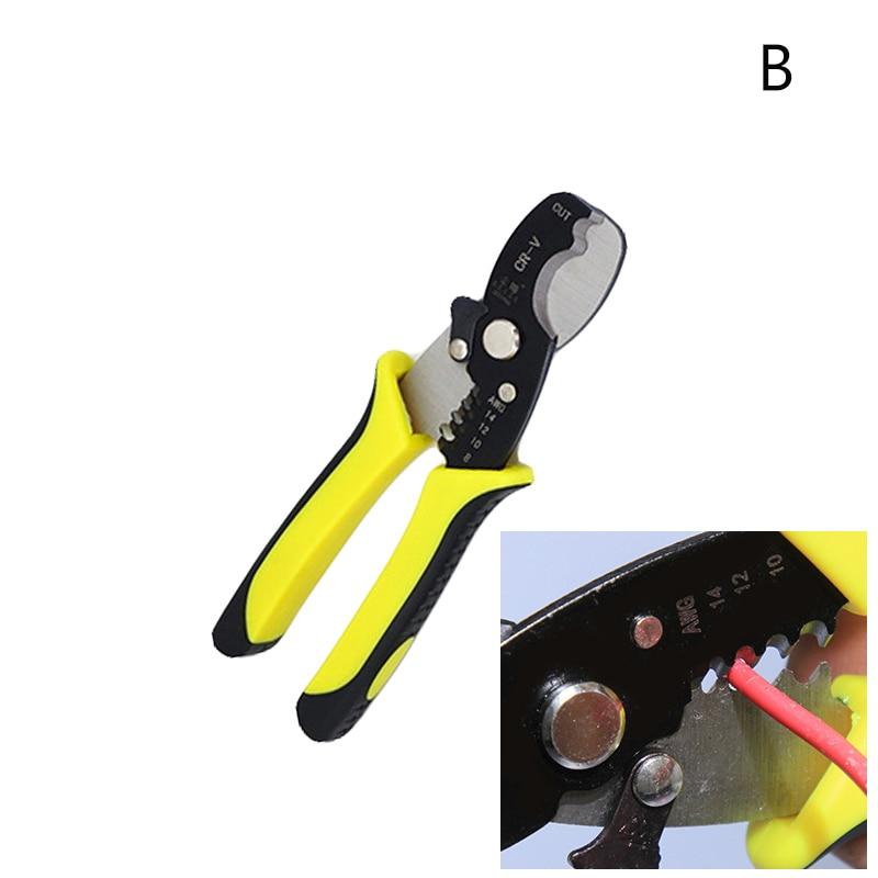 Pliers Wire Cutter Crimping Wire Automatic Stripper Multi-functional Peeling Tools Terminal Pliers 0.2-6.0mm Hand Tools