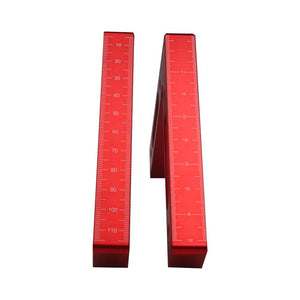 Positioning Fixture Ruler with Metric inch scales Alloy 90 Degree Precise Corner Woodworking Clamping Square Right Angle Clamps