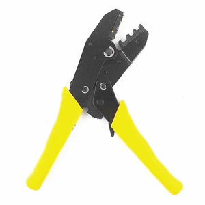 Wire Crimper Set Decrustation Engineering Ratchet Terminal Crimping Plier Hand Tool with Screwdriver 4 Spare Terminals