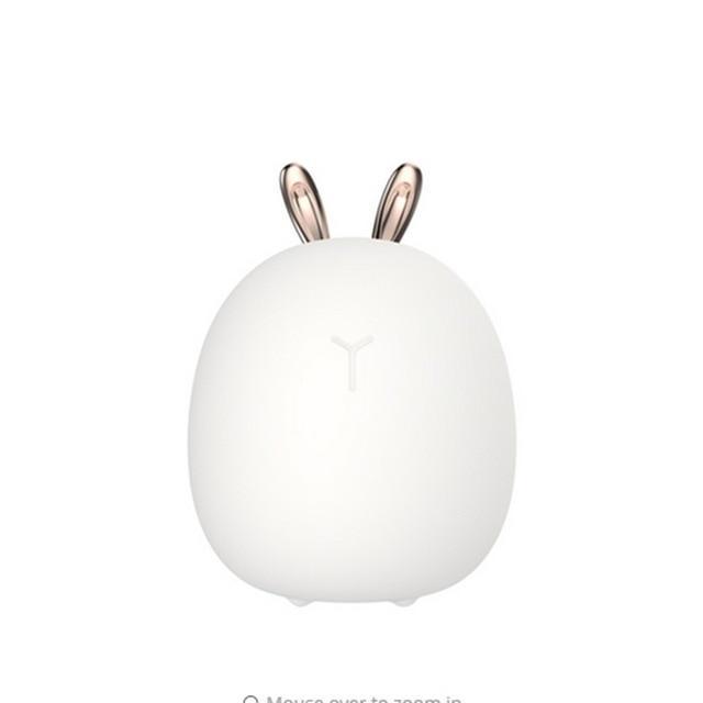 Deer Rabbit Silicone Animal Cartoon Lamp USB Rechargeable