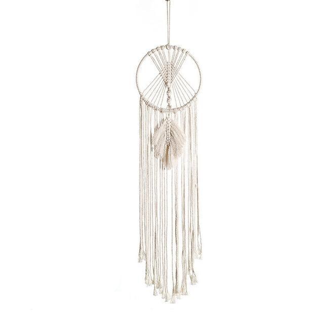 Nordic Star Moon Macrame Dream Catcher